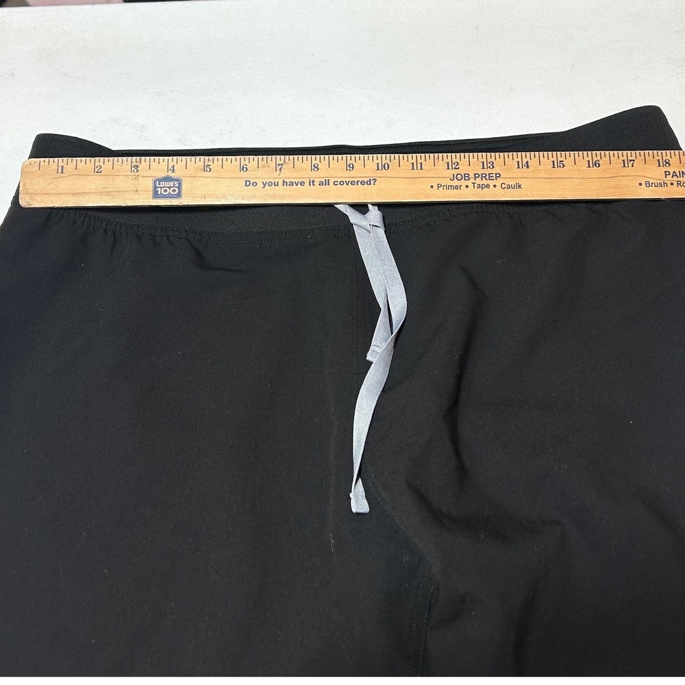 FIGS Livingston Scrub Pants Mens XL Black Technical Collection Drawstring - Picture 3 of 6